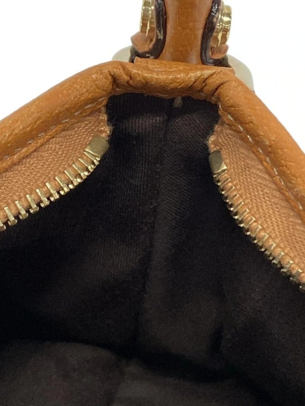GUCCI GG Pattern, Abbey 130939 Beige Dark Brown Brown Jacquard Leather Handbag - Picture 14 of 16